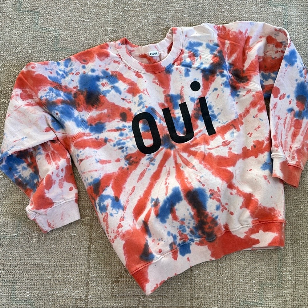 Clare V “OUI” sweatshirt